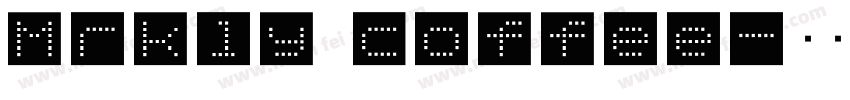 Mrkly coffee字体转换